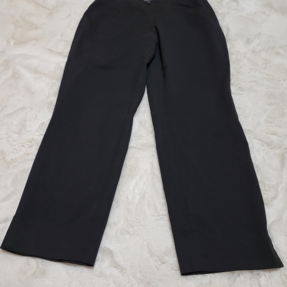 Lafayette 148 Stanton Slim Ankle Pant Black Wool Blend Size 6 Dress Pants Slacks - Picture 3 of 8